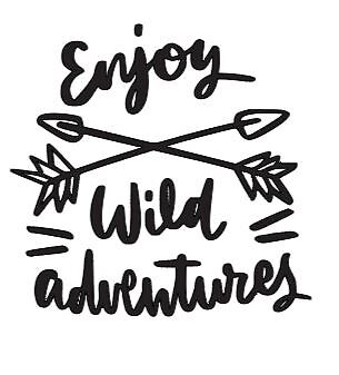 Enjoy Wild Adventure camp camping Decal Truck Tumbler campfire outdoor Vinyl