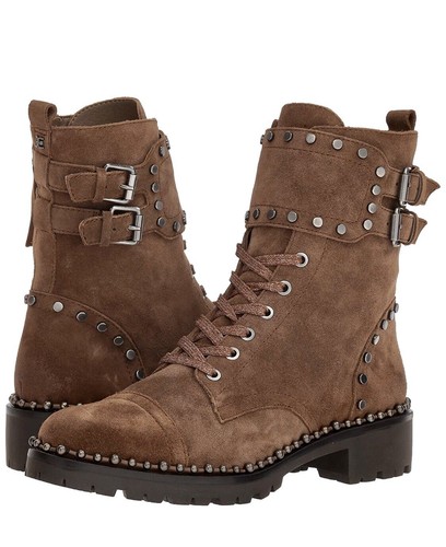 San Edelman Jennifer Combat Boots Sz8 NWOB - 第 1/8 張圖片