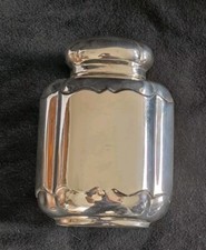 Sch&ouml;ne versilberte Teedose 13 cm Dekorative Dose  236 g Vintage