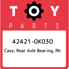 42421-0K030 Toyota Case, rear axle bearing, rh 424210K030, New Genuine OEM Part