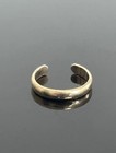 Adjustable Band FootJewelry Toe Ring Solid Metal Women's Birthday Gift 925Silver