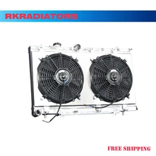 2703 RADIATOR & FAN SHOROUD FIT SUBARU IMPREZA WRX STI 03-07 2 ROWS ALUMINUM MT
