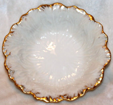 VTG LENOX GOLDLEAF CANDY NUT BOWL DISH MADE IN USA FINE CHINA