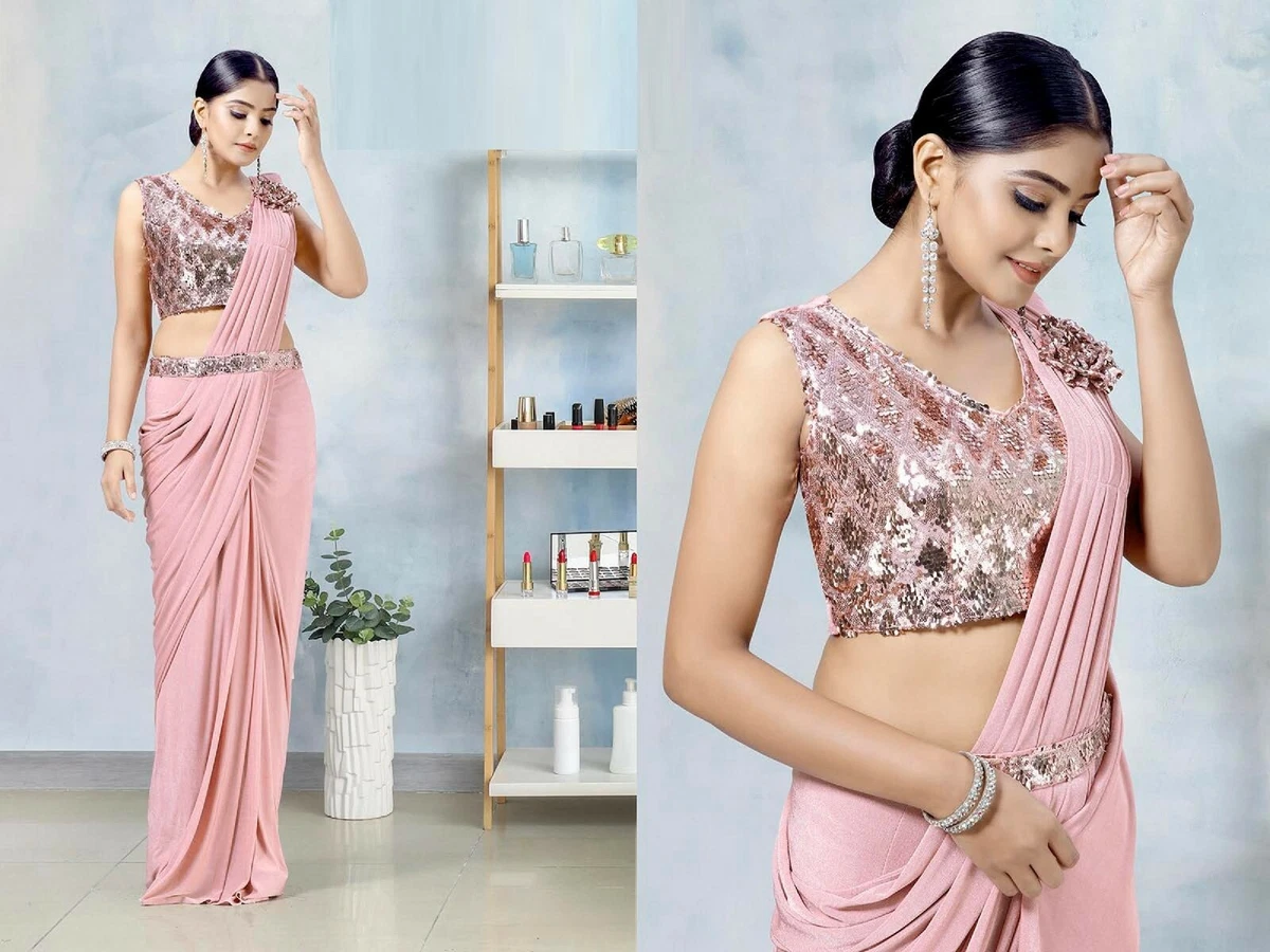 Saree Gowns For Wedding Season – Aganya kreation