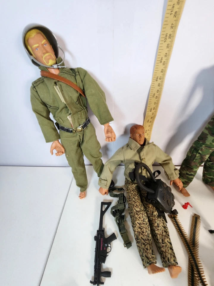 Lote de 5 figuras de acción vintage GIJOE con varios accesorios. Coleccionables Foto 4 de 4