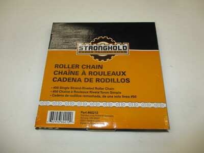 NEW STRONGHOLD ROLLER CHAIN ANSI 50-1R-10FT 