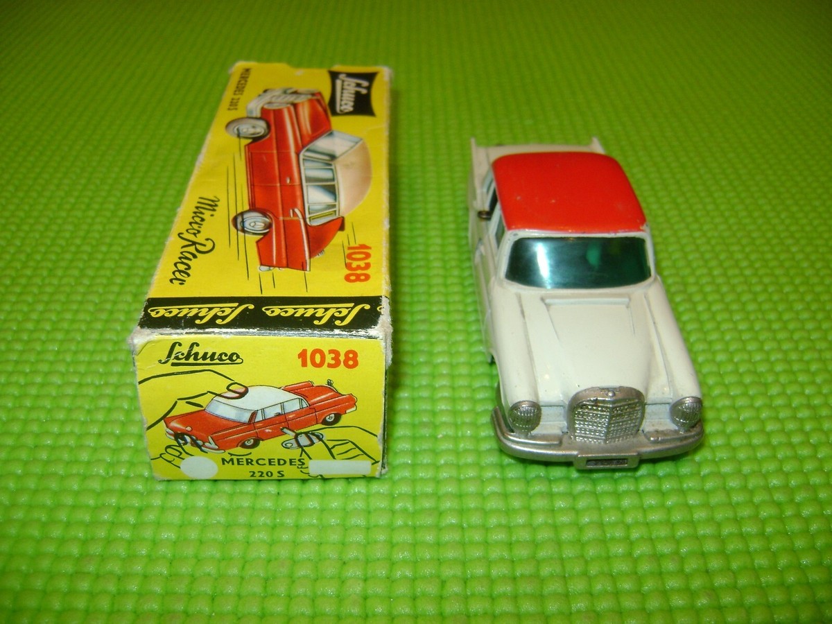 SCHUCO MICRO RACER 1038 MERCEDES 220 S EN BOITE D'ORIGINE | eBay