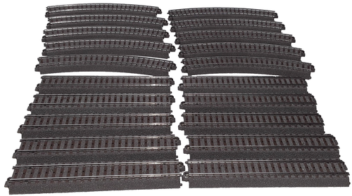 Märklin (10) 24130 HO C Curved Track & (10) 24172 Straight C Track (MK-71