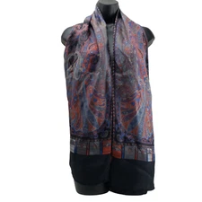 Unbranded Beautiful Paisley Scarf Multicolor 18/32"