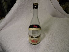 Large EMPTY WINE BOTTLES 1.5 LITER CLEAR GLASS WITH SCREW MEDAL LIDS