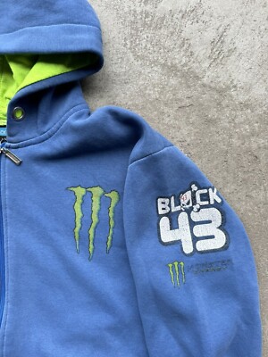 Monster Motorsport Ken Block 43 ford racing zip up hoodie | eBay