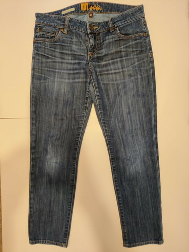 Kut From The Kloth Catherine Boyfriend Crop Ankle Blue Stretch Jeans 6P 32x26 - Bild 6 von 12