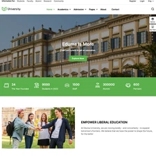 University Website Design with Free VPS Web Hosting and Installation