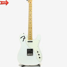Factory White TL Electric Guitar SS Pickups 6 String 22 Frets Semi Hollow Body