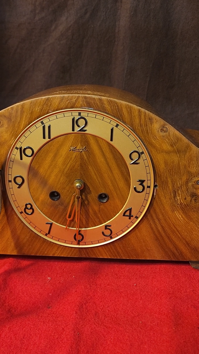 1932 PURE ART DECO CHIMING MANTEL CLOCK FROM KIENZLE SN:5919 | eBay