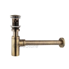 Antique Bronze Under Sink Faucet Pop Up Water Waste Drainer Bottle Trap P Traps