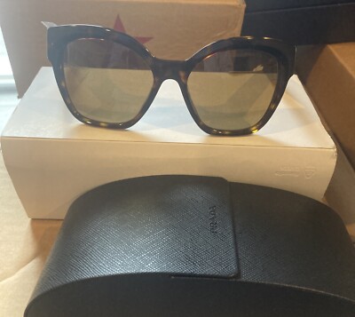 Prada PR 17ZS 2AU5Y1 Sunglasses Women's Tortoise/Polarized Dark Brown 54mm