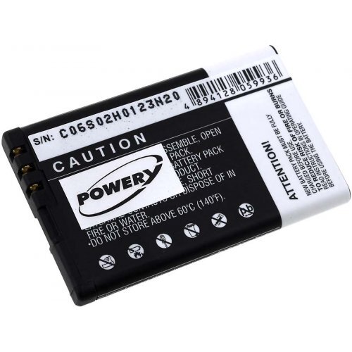Battery for Nokia 6303 classic 1200mAh 3,7V 1200mAh/4,4Wh Li-Ion