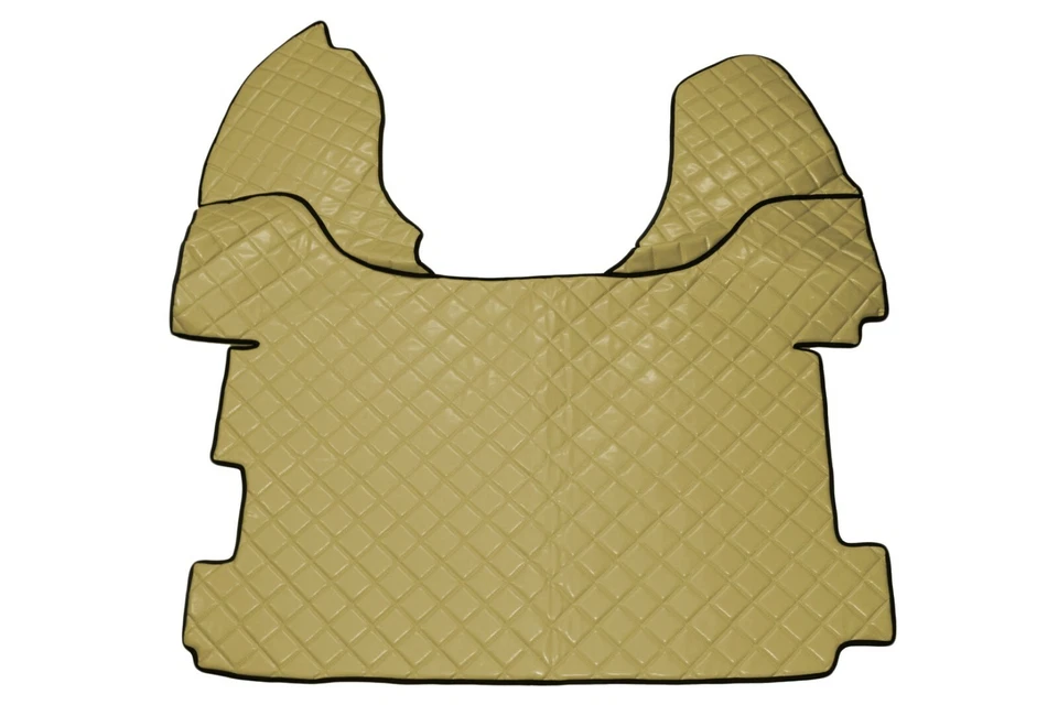 LKW Tunnelabdeckung Fußmatten Kunstleder in Beige passend für DAF XF 106 ab 2013 - Bild 3 von 3