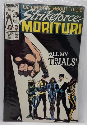Strikeforce: Morituri #14 Jan. 1988 Marvel Comic
