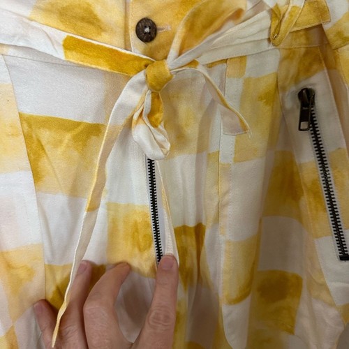 Jen’s pirate booty mustard yellow and white large gingham set small - Picture 6 of 10
