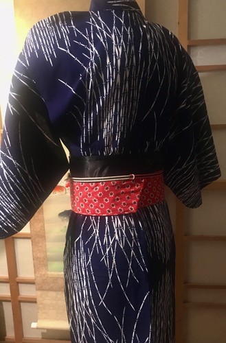 Japanese Vintage 4 Piece Yukata Kimono. Excellent Condition Hand Made. As Shown - Picture 5 of 8