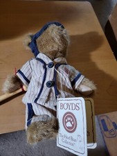 Boyds Bears Plush w/tag Sammy Slugger Style# 903308 The Head Bean Collection