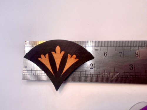 Pre war 1925 Gibson Granada Style Banjo wooden marquetry inlay back of headstock - Picture 5 of 9