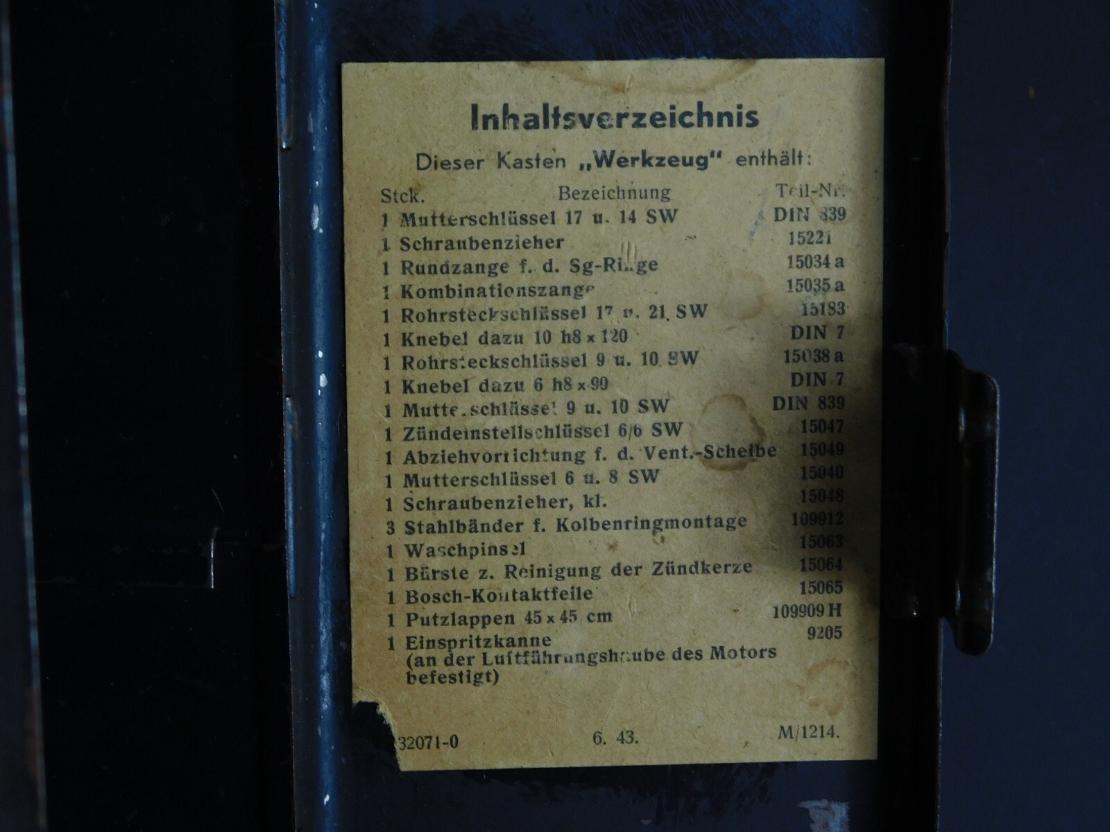 A WW2 German tool box (or accessory box) eBay