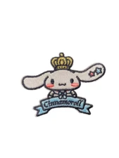 Sanrio Cinnamoroll Hello Kitty Patch, Adhesive/Sew On