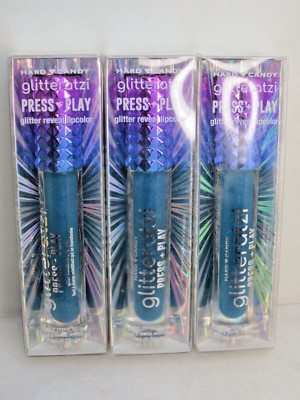 HARD CANDY GLITTERATZI PRESS+PLAY GLITTER REVEAL LIPCOLOR 1454 ALLURE 0.11OZ 3PC
