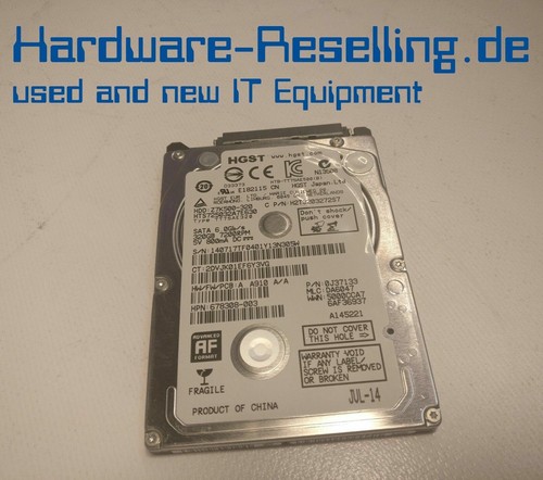 HP 320GB 2.5" 7.2k SATA HDD HTS725032A7E630 678308-003 634862-001 0J37133