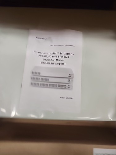 PowerDSine 12 Port Power Over Ethernet MidSpan Switch 6012 - Picture 3 of 3