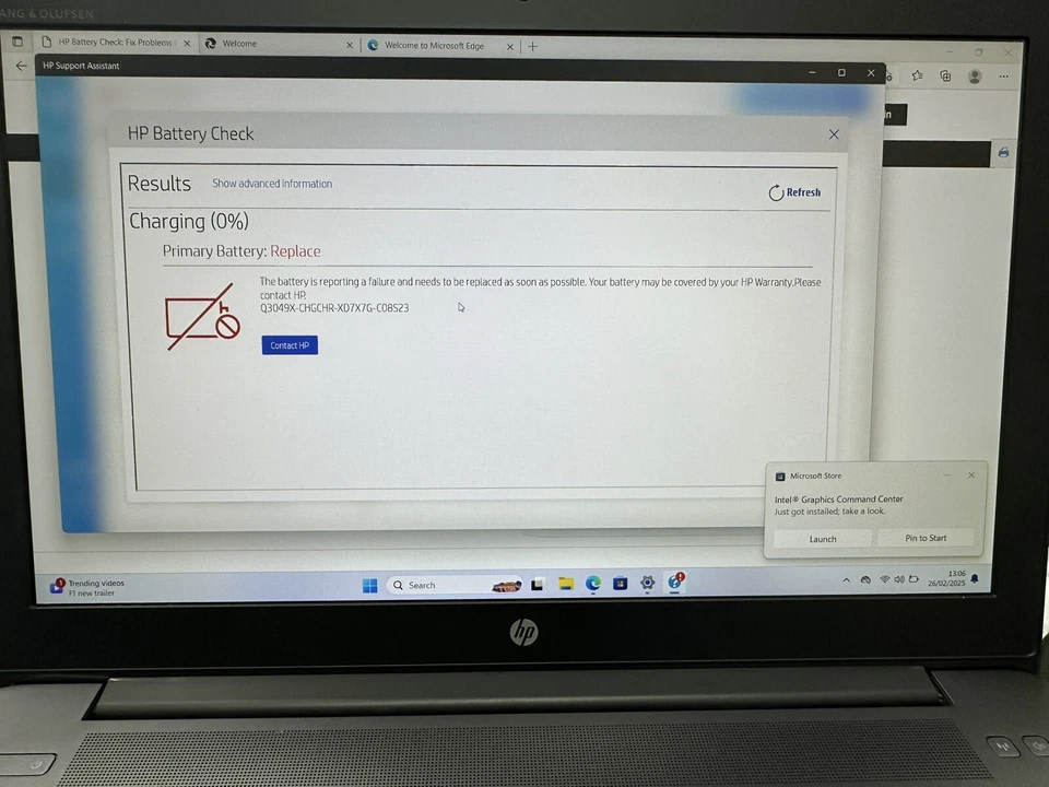 HP Laptop Windows 11 ZBOOK 15 G3 i7 6820HQ 8GB 256GB NVIDIA Quadro M2000M DENT - Image 2 of 4