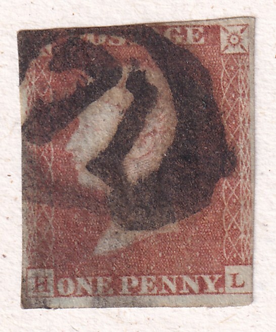 1841 GREAT BRITAIN ONE PENNY - QUEEN VICTORIA - GENUINE CLASSIC
