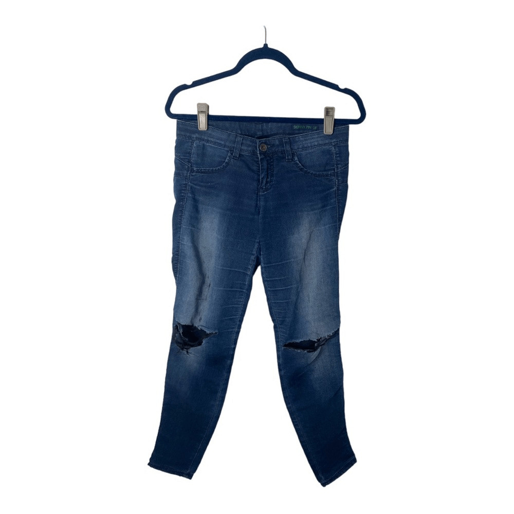 Benetton Jeans SZ 28 distressed Skinny Pin up Jeans