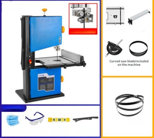 8 Inch Woodworking Band Saw Machine Desktop Electric Wire Saw Machine 350W - Picture 2 of 6