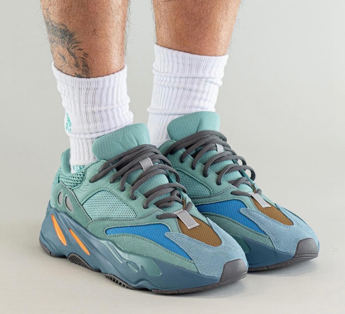 Size 12.5 - adidas Yeezy Boost 700 Faded Azure 195736086197