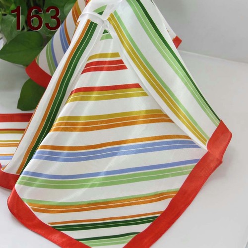 New Fashion Vintage Women Silk Satin Scarves Ladies Small Square Wrap Head Shawl - Picture 30 of 37