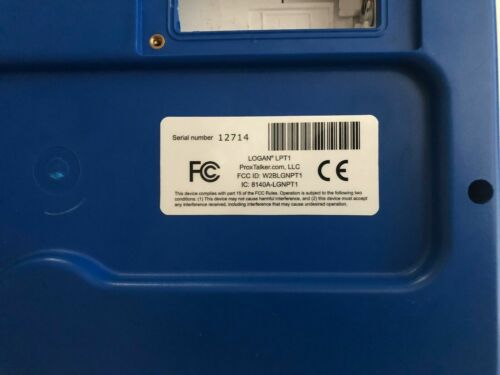 USED LOGAN PROXTALKER COMMUNICATION DEVICE LPT1 8140A-LGNPT1 SEE PICS - Picture 6 of 9