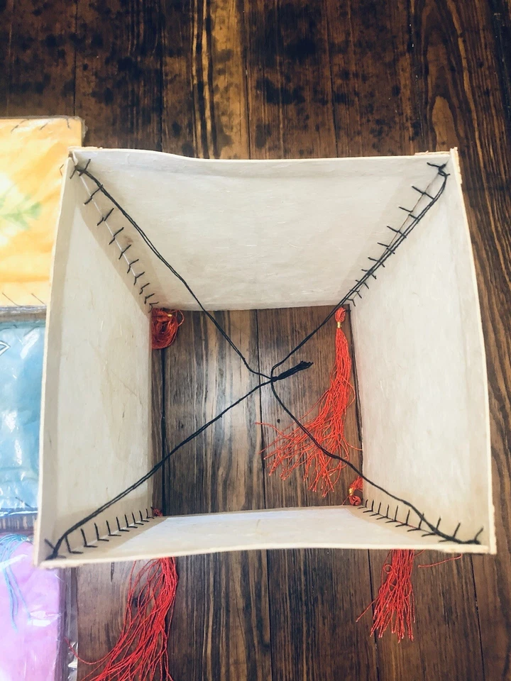 (4) NUEVAS linternas de papel colgantes hechas a mano Foto 4 de 4