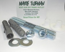 Heavy Duty Bathroom Cloakroom En Suit Pedestal Basin Sink fixing Kit