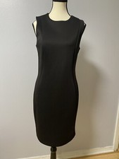 Harve Bernard Little Black Dress Pencil Sheath Fitted S Small Business Career