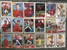 St. Louis Cardinals Mixed Lot (18) Ozzie Smith, Lou Brock, Willie McGee, Arenado