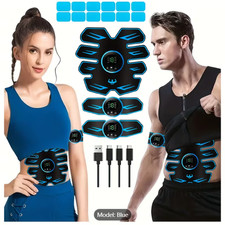 2025 Muscle Stimulator EMS Ab Trainer Tens Unit Portable Stimulater Abs Massager