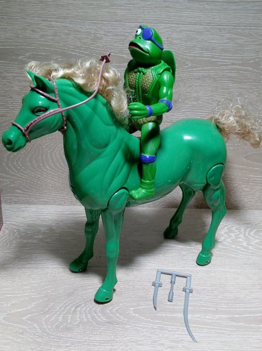 NINJA HERO RIDER CABALLO GALOPANTE TMNT KO TORTUGAS NINJA MUTANTES ADOLESCENTES Variante 2 - Imagen 3 de 19