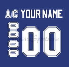 Syracuse Crunch Customized Number Kit For 2012-2014 Away Uniform