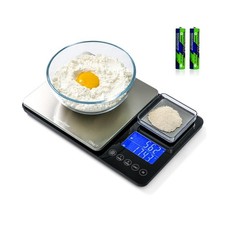 KitchenTour Dual Platform Digital Kitchen Scale with Total Weight F... Fast Ship