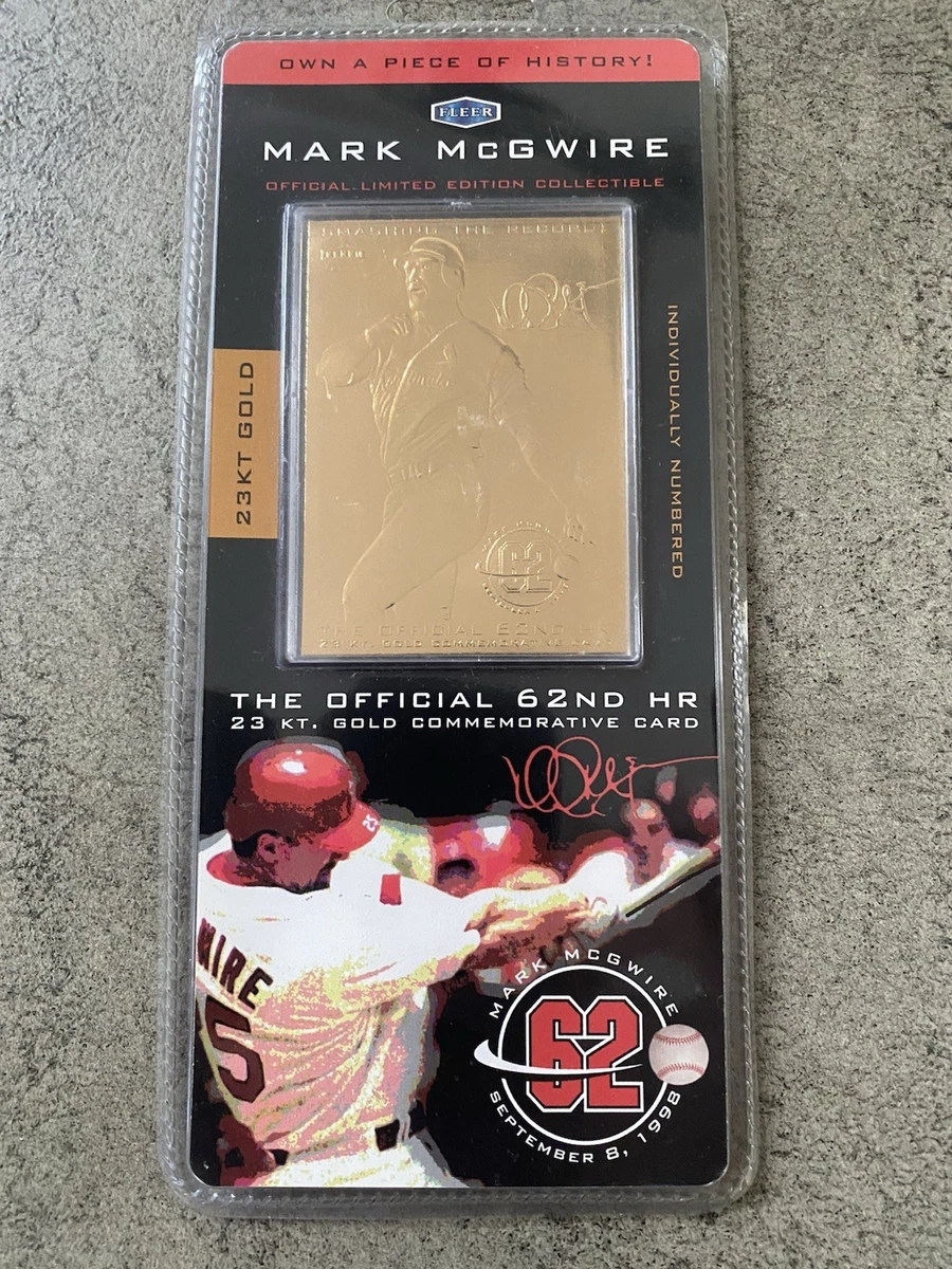 Mark Mcgwire 23 Kt Gold for sale | eBay