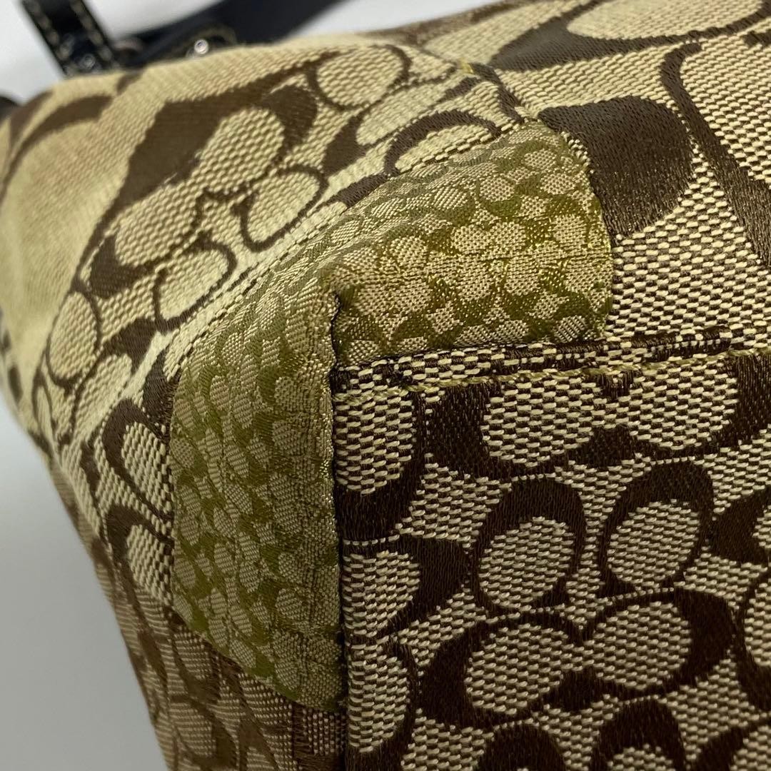 coach Patchwork Accessory Pouch Signature - image 8